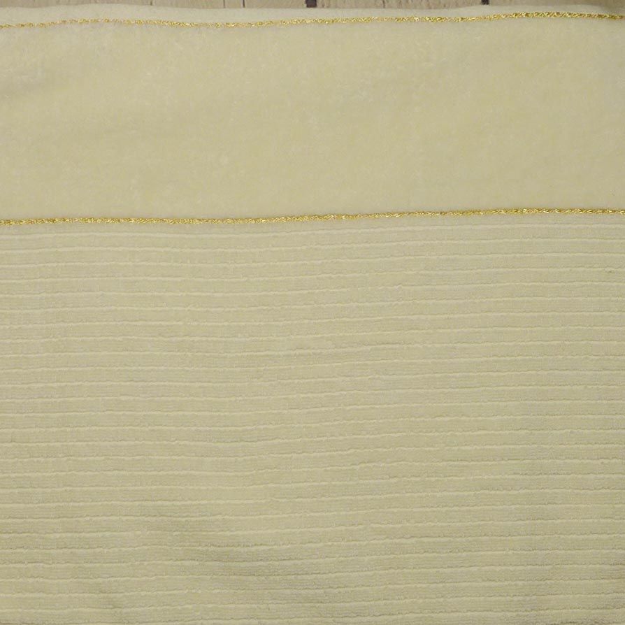 Полотенце махровое Aisha Oxford молочное, 450 г/м2, Хлопок 100%, 50х90 см, 450 г/м.кв., для лица