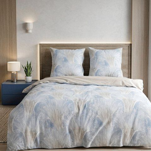 Постільна білизна Isleep ранфорс 26025, 50х70см, Двоспальний з простирадлом на резинці 160, Бавовна 100%, 160х200х25 см на резинці, 1, 2, 175х210 см., 50х70 см, ранфорс