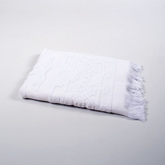 Полотенце Royal белое 50х100см ТМ Tac, Хлопок 100%, 50х100 см, 600 г/м.кв., для лица