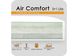 Тонкий матрас Usleep SleepRoll Air Comfort 3+1 Lite, латексированный хлопок, 70х190 см, микрофибра жаккард, Безпружинный (Топпер), 6 см, Мягкий