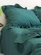 Постельное белье Limasso Dark Green Exclusive вареный хлопок, Евро, Хлопок 100%, 240х260 см., 1, 2, 200х220 см., 50х70 см, варёный хлопок