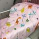 Детское постельное белье в кроватку сатин Вилюта 410, Детский, Хлопок 100%, 60x120х10 см на резинці, 1, 1, 105х145 см., 40х60 см, сатин, В кроватку, Фирменная картонная коробка