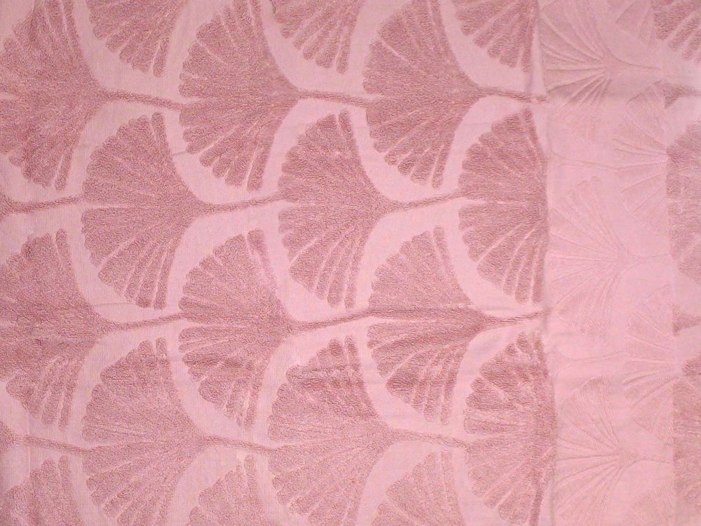 Полотенце махровое Koloco розовые листья 50х90см, Хлопок 100%, 50х90см, 400 г/м.кв., для лица