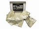 Постельное белье TAC Shadow Olive Сатин-Delux, Евро, Хлопок 100%, 240х260 см., 1, 4, 200х220 см., 50х70 см, сатин, Фирменная картонная коробка