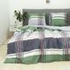 Постільна білизна Isleep ранфорс 25376, 50х70см, Двоспальний з простирадлом на резинці 160, Бавовна 100%, 160х200х25 см на резинці, 1, 2, 175х210 см., 50х70 см, ранфорс