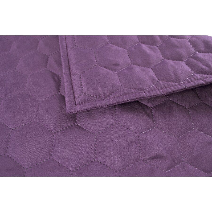 Покривало Lotus Broadway - Comb фіолетовий, Мікрофібра 100%, антиалергенне волокно, 150х220 см, мікрофібра, Полуторний, Покривало