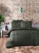 Постельное белье Ранфорс Премиум First Choice Elegant Dark Green, Евро, Хлопок 100%, 240х260 см., 1, 4, 200х220 см., 50х70 см, Ранфорс Преміум, Фирменная картонная коробка
