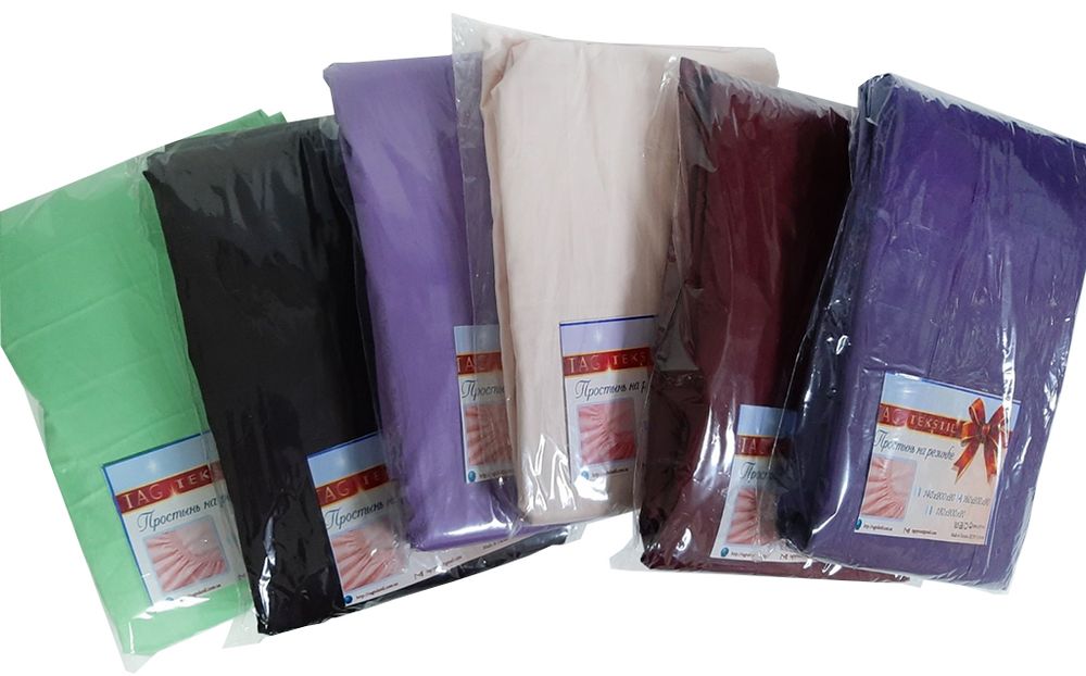 Простынь на резинке TM Tag Tekstil из сатина 180х200х20см ST-1014, Хлопок 100%, 180х220х20 см, сатин