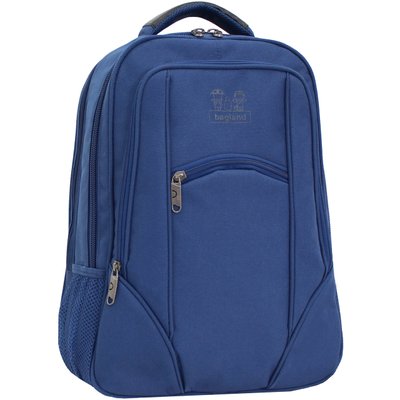 Рюкзак для ноутбука Bagland Рюкзак під ноутбук 537 21 л. Синій (0053766), 44 x 30 x 16 см, Ткань 600D W/R, чоловічий, Для ноутбука, 21л, 0,90, 14"