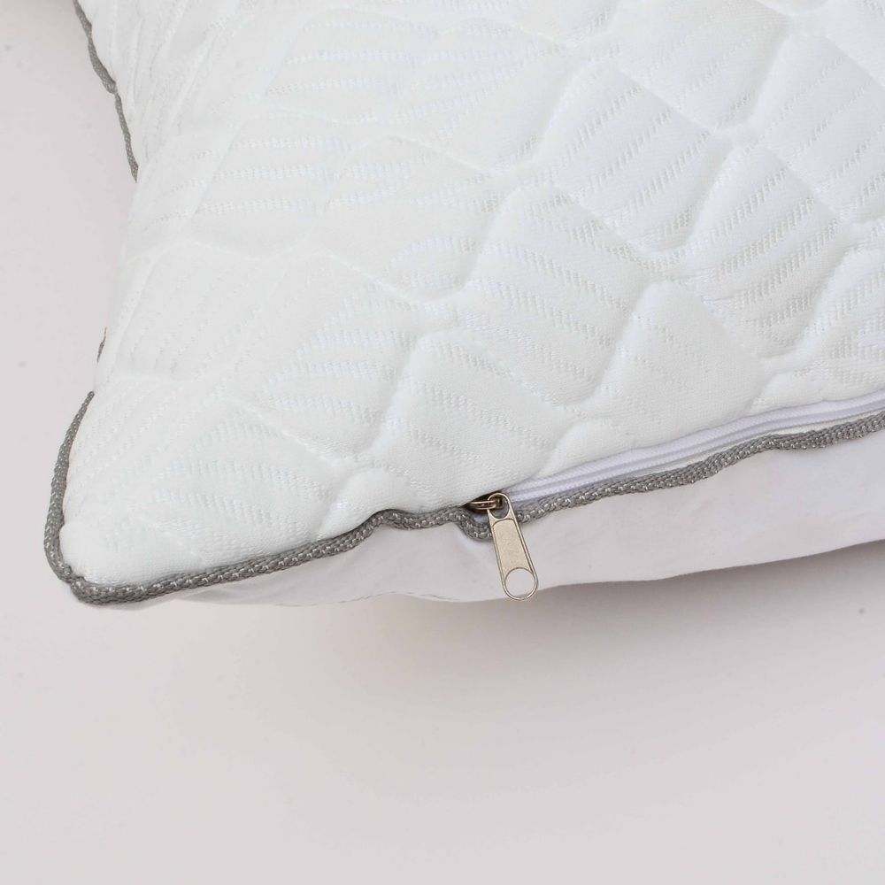 Подушка Viluta, Light foam, 50х70см, Микрофибра 100%, cиликонизированное волокно, 50х70см, микрофибра, трикотаж, для сна