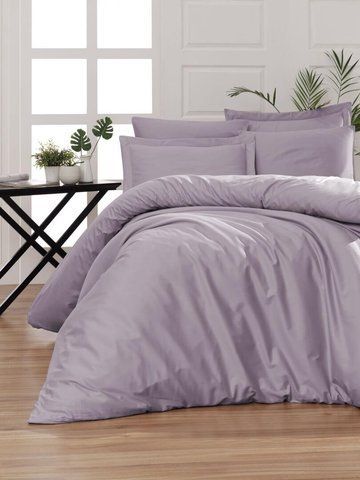 Постельное белье Сатин First Choice Snazzy Lavender, Полуторный, Хлопок 100%, 180х220 см., 1, по 1, 160х220 см., 50х70, 70х70 см, сатин, Фирменная картонная коробка