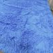 Плед покривало травка євро хутряне Lisa синій, Поліестер 100%, 210х220 см, штучне хутро, Євро, Покривало
