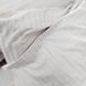 Постільна білизна Dom Cotton Сатин Страйп світло-сірий, Полуторний, Бавовна 100%, 150х220 см., 1, 2, 145х210 см., 50х70 (+4см окантовка), сатин Stripe