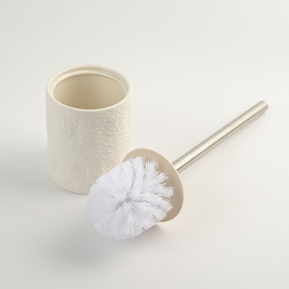 Ершик для унитаза Singapore 98х98х360 мм (бежевый), Для санузла, Напольный
