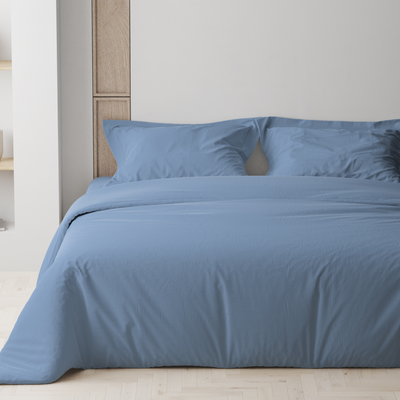 Комплект постельного белья Happy Sleep Blue Horizon, 50x70см, Двуспальный, Хлопок 100%, 215х220 см., 180х215 см., 50х70 см, ранфорс