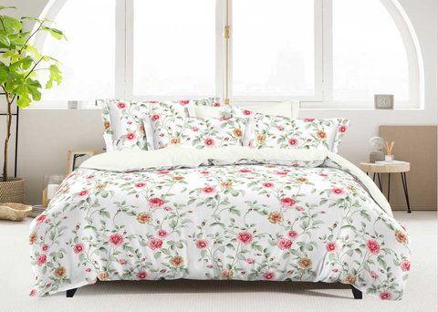 Постільна білизна Сатин Home Line "Феліція new" , Полуторний, Бавовна 100%, 160х220 см., 1, 2, 160х220 см., 50х70 см, сатин, ПВХ