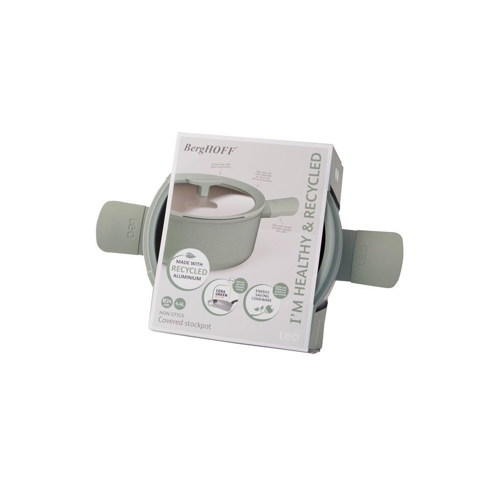 Каструля з антипригарним покриттям BergHOFF Leo Balance Sage, 24 см, 4,4 л, 4,4л, 24 см