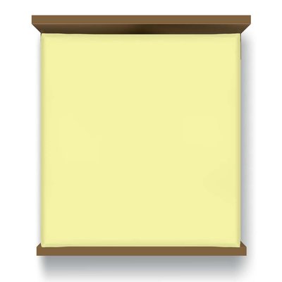 Простынь Dom Cotton бязь люкс желтая (1 шт), Хлопок 100%, 150х220 см., 150х220 см, бязь люкс, Простынь