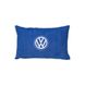 Подушка автомобіліста декоративна Volkswagen ТМ Viluta, гіпоалергенний холофайбер, 30х45см, флок, для мандрівок