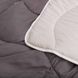Одеяло Viluta Relax Лето Дуэт Графит 140х205см стеганое, Микрофибра 100%, cиликонизированное волокно, 140х205 см, микрофибра, микрофибра, 200 г/м2, Полуторное, Фірмова сумка