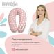 Подушка для беременных и кормления 30х190см Papaella красная, Хлопок 100%, антиаллергенное волокно, 30х190 см, ранфорс, ранфорс, для кормления, Средний