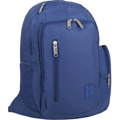 Рюкзак для ноутбука Bagland Техас 29 л. Синій (00532662), 45 x 32 x 20 см, Ткань 600D W/R, чоловічий, Для ноутбука, 29л, 0.70, 14"
