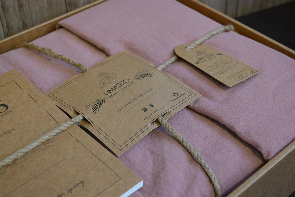 Постельное белье Limasso Standart Old Rose вареный хлопок, Евро, Хлопок 100%, 240х260 см., 1, 2, 200х220 см., 50х70 см, варёный хлопок, Фирменная картонная коробка