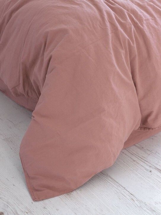Постельное белье Limasso Standart Old Rose вареный хлопок, Евро, Хлопок 100%, 240х260 см., 1, 2, 200х220 см., 50х70 см, варёный хлопок, Фирменная картонная коробка