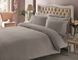 Двоспальний King Size комплект TAC Premium Basic Antracit Сатин-Stripe
