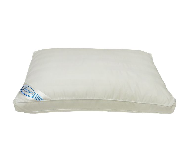 Подушка Лелека "Лебединий пух", Мікрофібра 100%, пух, пір'я, 50х70см, тік, для сну