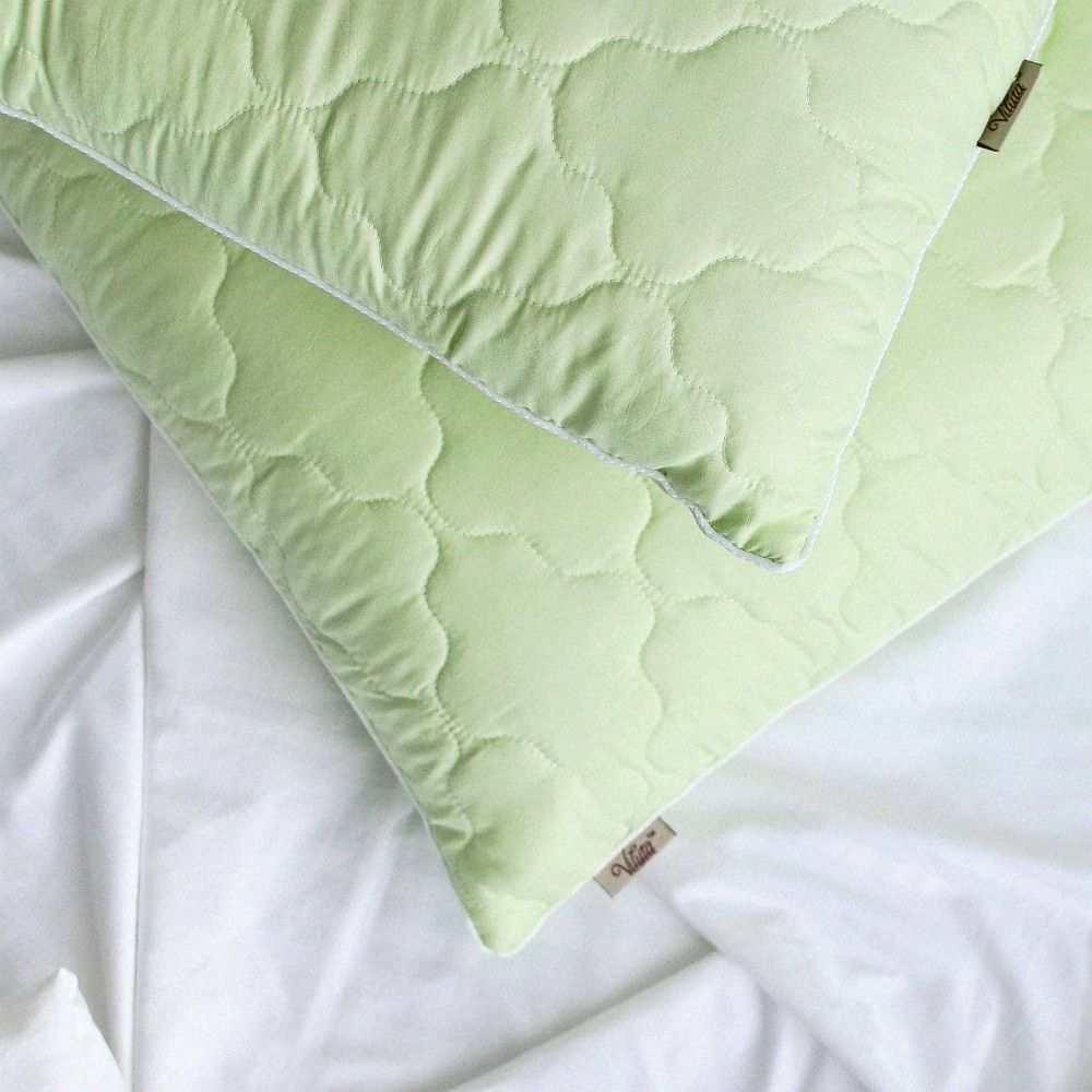 Подушка Viluta Bamboo, Микрофибра 100%, cиликонизированное волокно, 50х70см, микрофибра, для сна