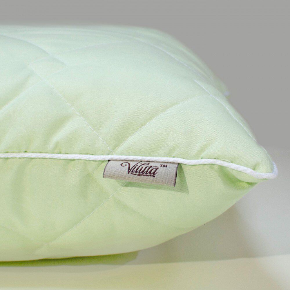 Подушка Viluta Bamboo, Микрофибра 100%, cиликонизированное волокно, 50х70см, микрофибра, для сна