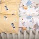Детское постельное белье в кроватку сатин Вилюта 640, Детский, Хлопок 100%, 60x120х10 см на резинці, 1, 1, 105х145 см., 40х60 см, сатин, В кроватку, Фирменная картонная коробка