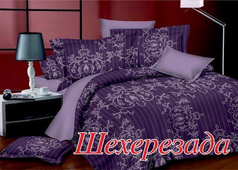 Постельное белье Сатин Home Line "Шехерезада", Полуторный, Хлопок 100%, 150х220 см., 1, 2, 145х210 см., 50х70 см, сатин