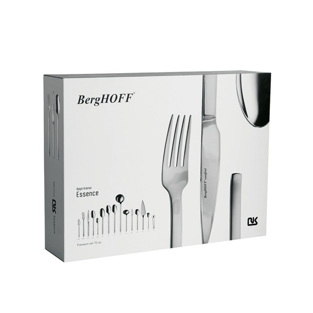 Набор столовых приборов BergHOFF Essence, 72 пр., набор, Фирменная картонная коробка