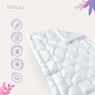 Одеяло детское Super Soft PAPAELLA 100х135 см, Микрофибра 100%, cиликонизированное волокно, 100х135 см, микрофибра, микрофибра, 300 г/м2, Детское