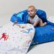 Дитяча постільна білизна в ліжечко сатин Вілюта 454, Дитячий, Бавовна 100%, 60x120х10 см на резинці, 1, 1, 105х145 см., 40х60 см, сатін, У ліжечко, Фірмова картонна коробка