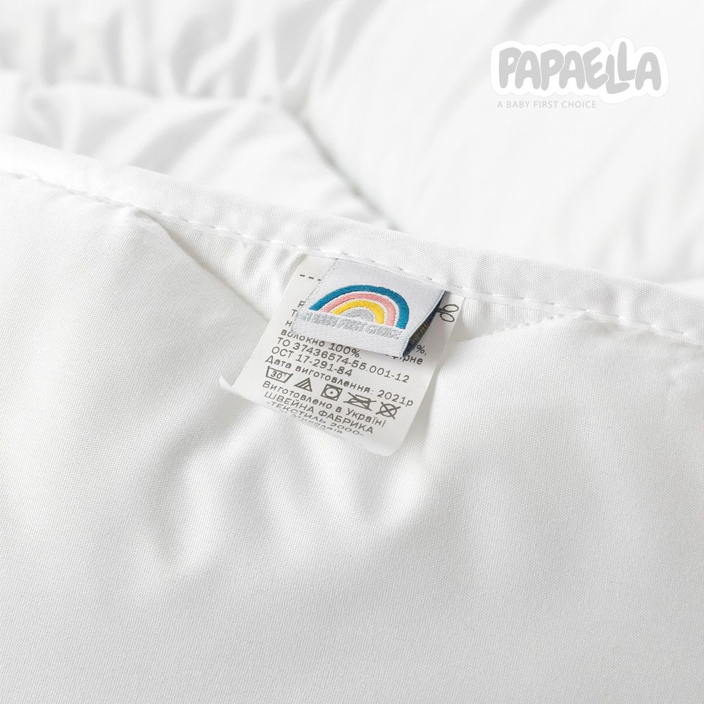 Набор Comfort PAPAELLA одеяло 100х135 см и подушка 40х60 см зигзаг/білий, Микрофибра 100%, cиликонизированное волокно, 100х135, 40х60 см, микрофибра, микрофибра, 200 г/м2, Детское