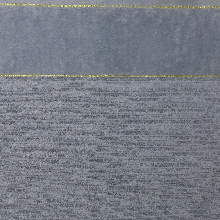 Полотенце махровое Aisha Oxford серое, 450 г/м2, Хлопок 100%, 50х90 см, 450 г/м.кв., для лица