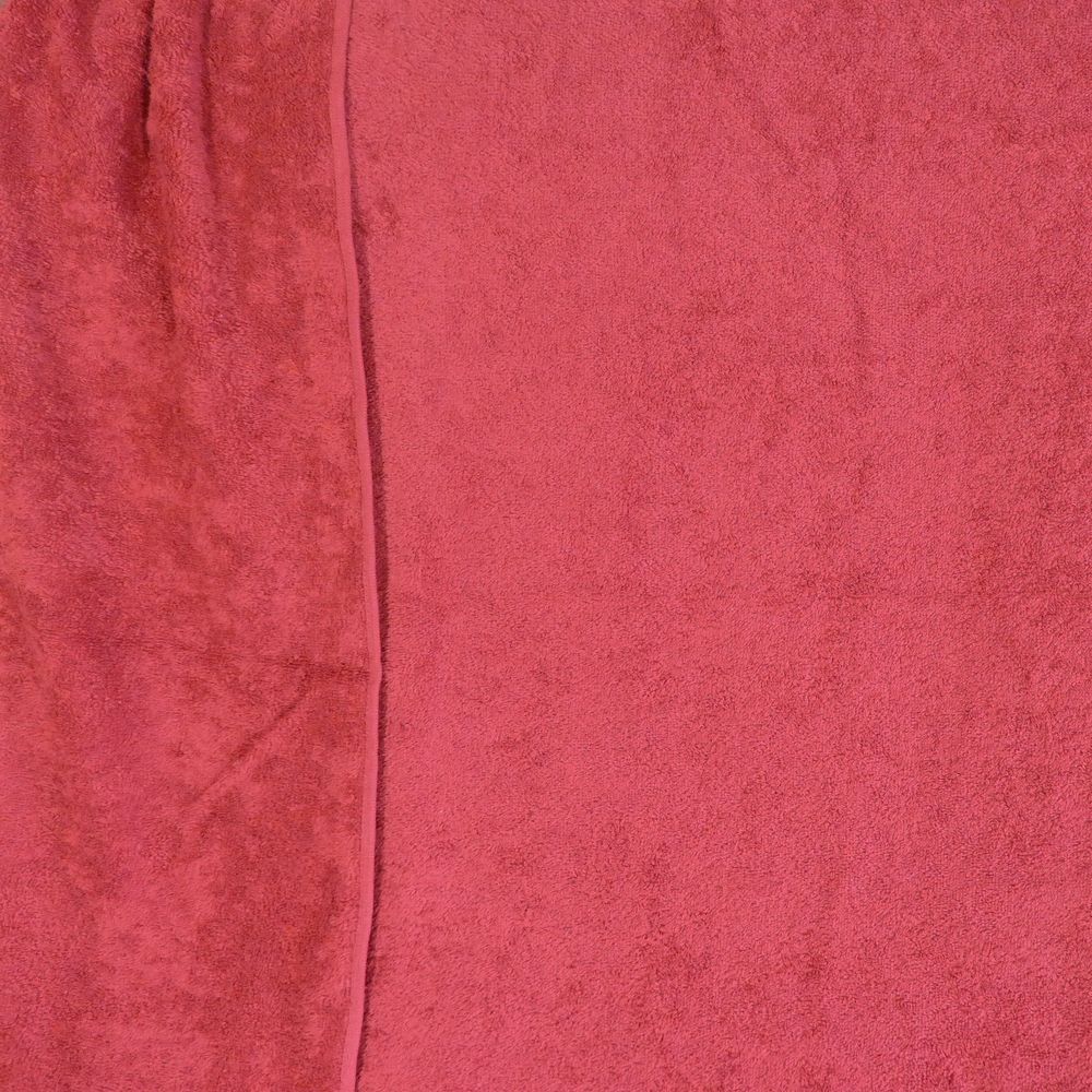 Простынь махровая "Aisha" бордо, Хлопок 100%, 150х200 см, махра, 400 г/м.кв., Полуторный