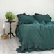 Постельное белье Limasso Exclusive Dark Green вареный хлопок, Полуторный, Хлопок 100%, 160х240 см., 1, 1, 160х220 см., 50х70 см, варёный хлопок, Фирменная картонная коробка