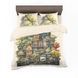 Постельное белье Бязь Эко Home Line "Домики", Полуторный, Хлопок 100%, 150х214 см., 1, 2, 145х210 см., 50х70 см, бязь, 140 г/м.кв, Фирменная тканевая сумка