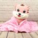 Іграшка з пледом 100x140см Colorful Home Кіт рожевий, Поліестер 100%, 43х40см, плюш, Іграшка + плед