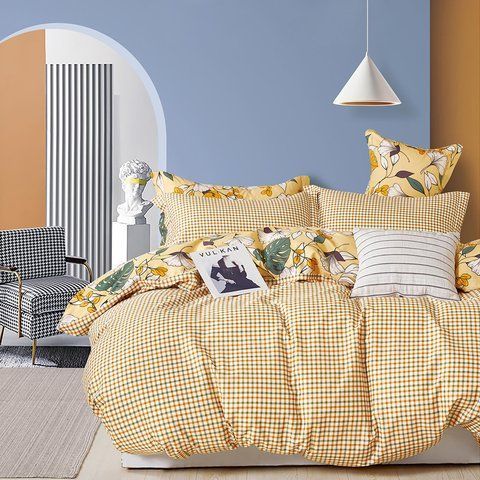 Постільна білизна Сатин Home Line "Лейквіль", Полуторний, Бавовна 100%, 160х220 см., 1, 2, 160х220 см., 50х70 см, сатин, ПВХ