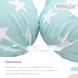 Подушка для беременных и кормления Papaella 30х190см Звезда ментоловая, Хлопок 100%, антиаллергенное волокно, 30х190 см, ранфорс, ранфорс, для кормления, Средний