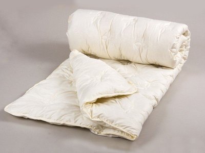 Одеяло Lotus - Cotton Delicate крем, Микрофибра 100%, хлопок 50%, полиэстер 50%, 155х215см, микрофибра, Полуторное