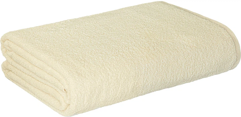 Простирадло махрове Home Line молочне, 155x220см