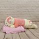 Іграшка плед Кіт сплячий 115x190см Colorful Home рожевий, Поліестер 100%, 60х30 см, плюш, Іграшка + плед