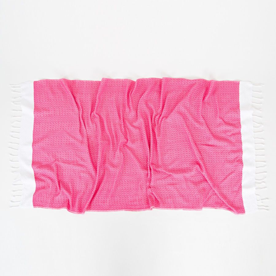 Рушник пляжний Dila pembe рожевий 90х170 см ТМ Irya, Бавовна 100%, 90х170 см, хлопок
