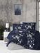 Постельное белье Сатин First Choice Arya Navy Blue Евро